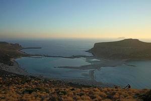 balos beach sunshine lagune Kreta ö sommaren 2020 covid-19 semester foto