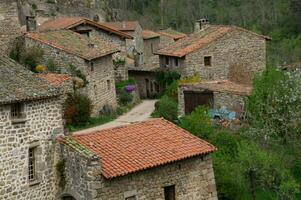 chalancon i ,haute Loire, Frankrike foto