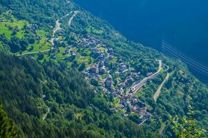 swiss alps landskap foto