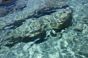 kedrodasos strand Kreta ön blå lagun camping kust kristallvatten foto