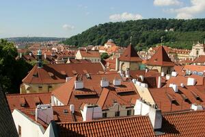 prag tjeck republik 18 06 2022 . prag är de huvudstad av de tjeck republik, stretching längs både banker av de vltava flod. foto