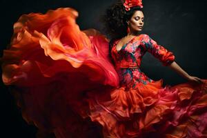 kulturell mångfald i färger latinamerikan arv baner - ai genererad foto