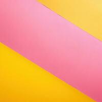 enkel två Färg bakgrund i rosa gul Färg, tömma Plats för text och design foto