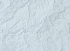 vit krinklad papper textur bakgrund foto
