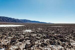 landskap av de dold baltinache laguner - atacama öken- - Chile. foto