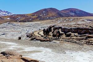 piedras rojas - atacama öken- - san pedro de atacama. foto