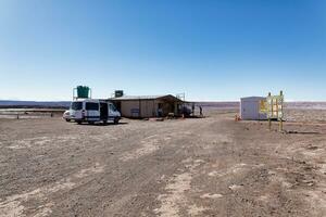 landskap av de dold baltinache laguner - atacama öken- - Chile. foto