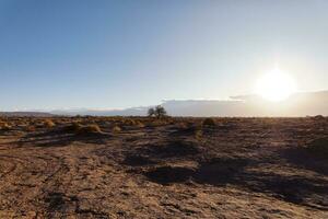 landskap av de atacama öken- - san pedro de atacama - el loa - antofagasta område - Chile. foto