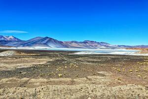 salar de aguor calientes synpunkt - atacama öken- - san pedro de atacama. foto