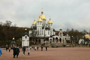 ternopil, ukraina - april 2, 2023 zarvanytsia andlig Centrum - ett av de största podolian helgedomar av de grekisk katolik kyrka foto