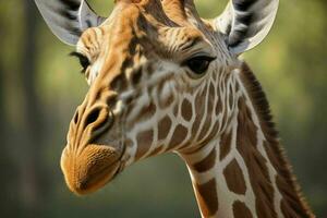 giraff. bakgrund. ai generativ proffs Foto