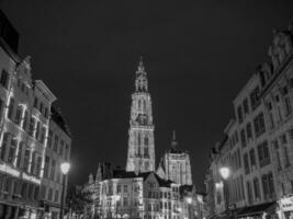 antwerpen stad i belgien foto