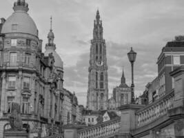 antwerpen stad i belgien foto