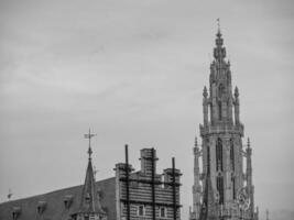 antwerpen stad i belgien foto