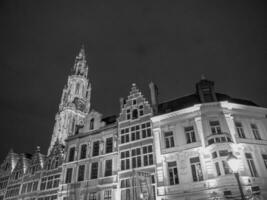 staden Antwerpen i Belgien foto