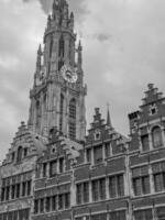 staden Antwerpen i Belgien foto