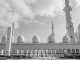 moskén i abu dhabi foto