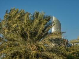 de strand av abu dhabi foto