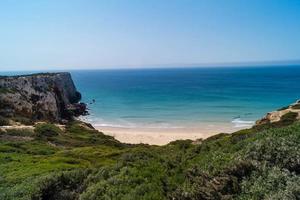 kusten i algarve portugal foto