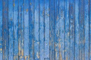 gammal träbakgrund med shabby blå färg foto