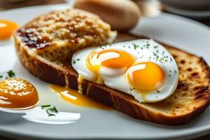 de bäst frukost livsmedel för vikt förlust. ai-genererad foto