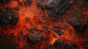 golv är en lava hd textur bakgrund i hög grad detaljerad ai generativ foto
