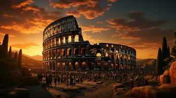 italiensk turism bakgrund foto