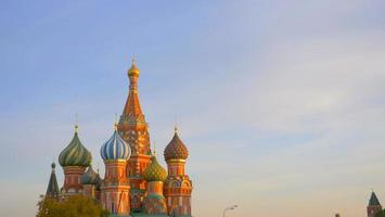 st. basilikakatedralen i det röda torget i Moskva, Kreml, Ryssland foto