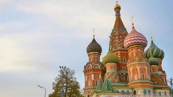 st. basilikakatedralen i det röda torget i Moskva, Kreml, Ryssland foto