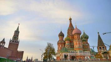 st. basilikakatedralen i det röda torget i Moskva, Kreml, Ryssland foto