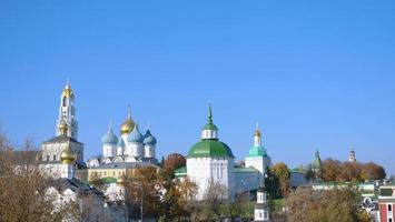 treenigheten sergius lavra i sergiev posad i moskva, ryssland foto