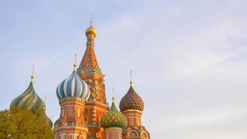 st. basilikakatedralen i det röda torget i Moskva, Kreml, Ryssland foto
