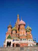 st. basilikakatedralen i det röda torget i Moskva, Kreml, Ryssland foto