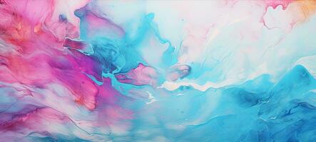 vätska konst abstrakt färgrik texturer i lila tona , genererad förbi ai foto