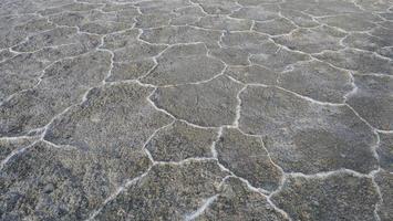 natur spricka mark bakgrund textur i smaragd salt sjö Kina foto