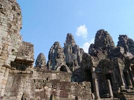 bayon tempel i angkor wat komplex, siem skörd kambodja foto