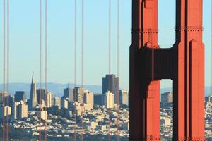 gyllene gate bridge san francisco foto