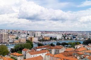 zadar i kroatien från sv. stosije katedral foto