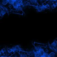 abstrakt rök ram på svart bakgrund foto