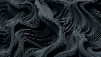 vetenskaplig abstraktion med trogen texturerad vävnad vågor. tech bakgrund med närbild Vinka bio textur. genererad ai. foto