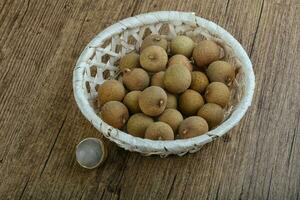 longan tropisk frukt foto