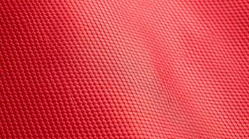 röd fotboll jersey med luft maska textur. atletisk ha på sig bakgrund foto