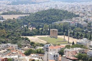 Temple of Olympic Zeus, Athen Grekland foto