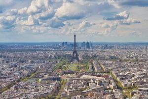 eiffeltornet i paris frankrike foto