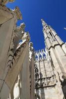 milan domkyrka, duomo di milano, italien foto