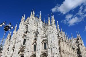 milan domkyrka, duomo di milano, italien foto