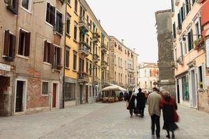 snapshot av stadsbilden i Venedig Italien foto