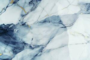 fantastisk blå marmor textur tapet, tillsats djup och livskraft ai genererad foto