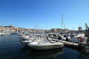 hamnen i Marseille Provence, Sydfrankrike foto