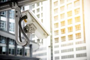 CCTV -kamera som använder för att skydda brottslingar i metropolen foto